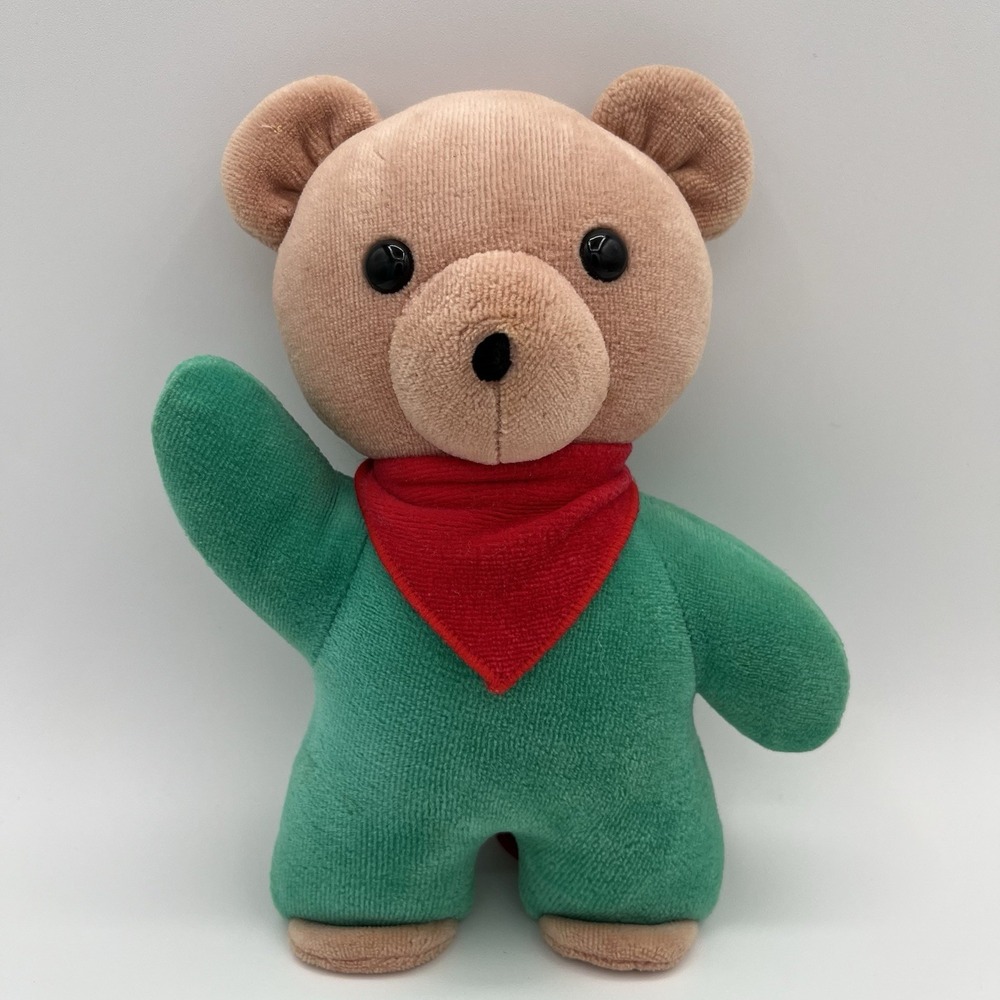 Vintage Sterntaler Musical Pull String Teddy Bear Plush 8" Germany WORKS